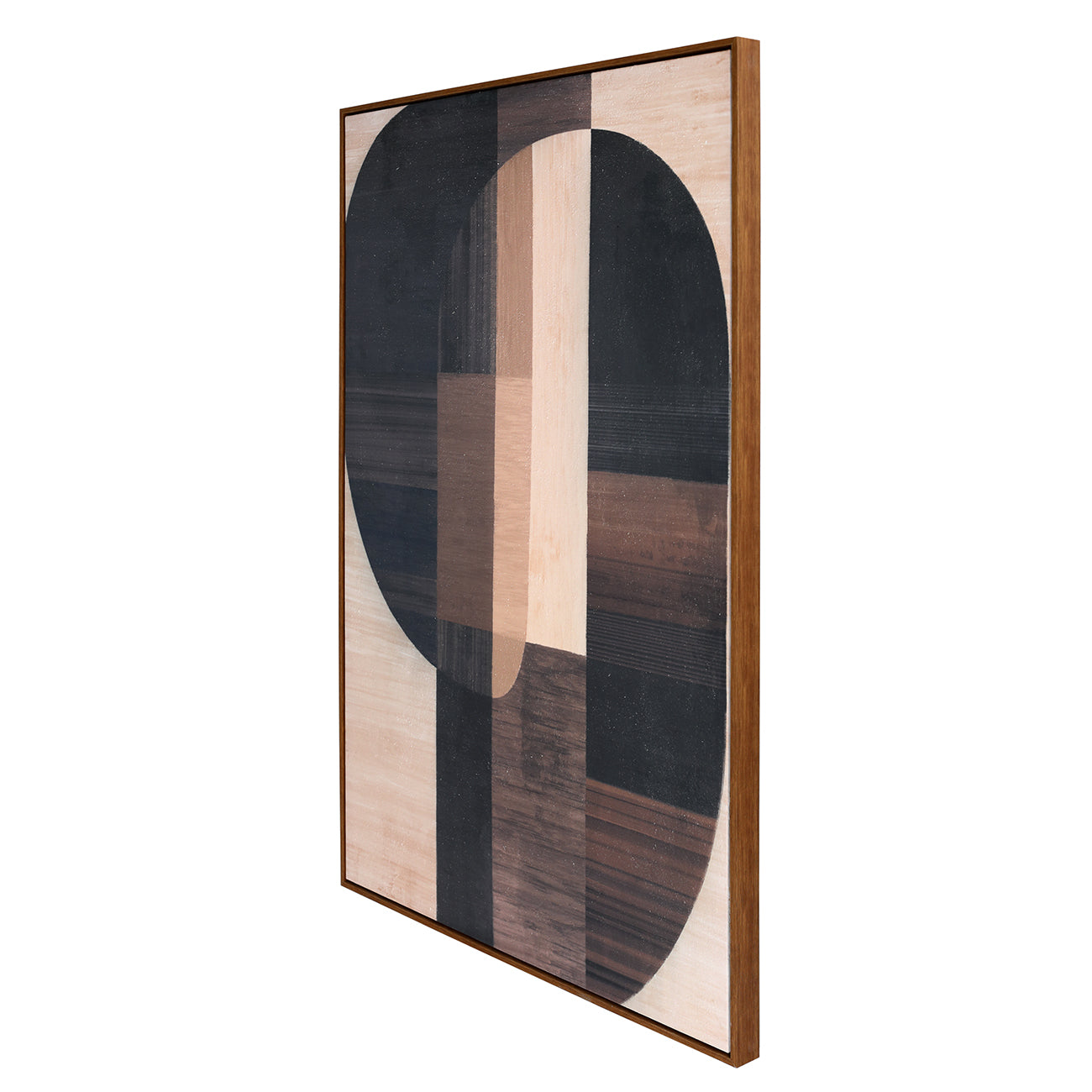 NOVI Textured Framed Abstract Canvas