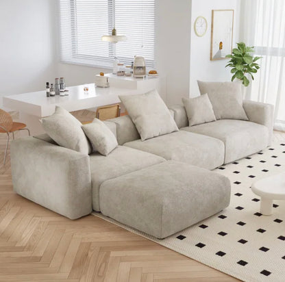 Lusto Modular 3 Seater Sofa + Footstool
