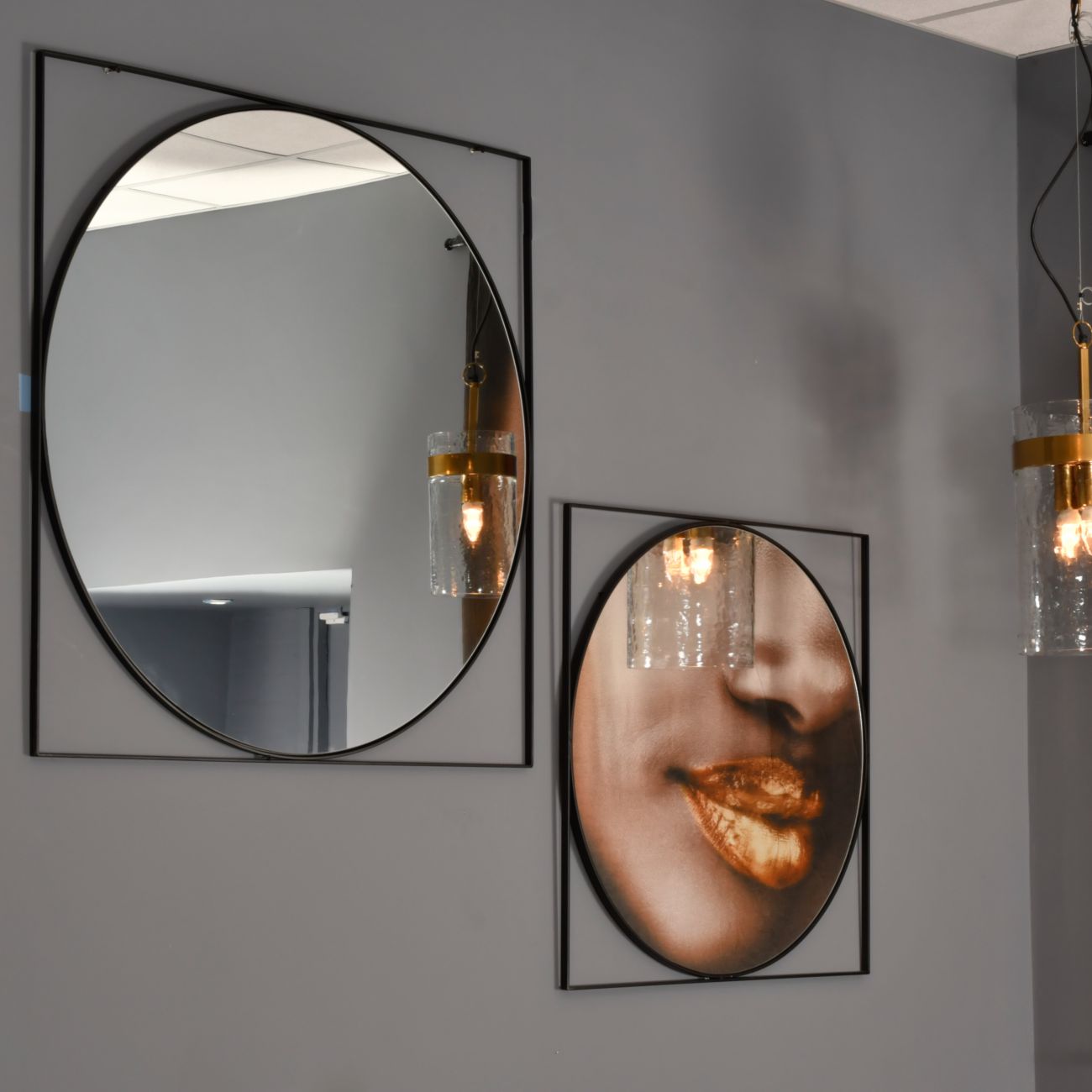 Bionic Metal Wall Mirror