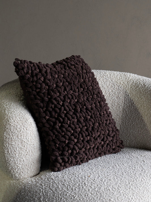 ASTIRA Cushion Dark Brown 45x45cm
