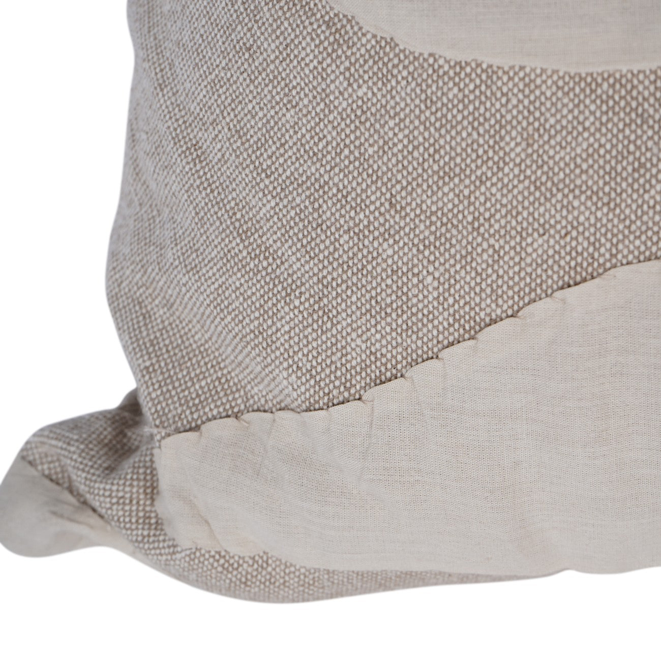 OVINA Cushion Cotton Beige 90x40cmH