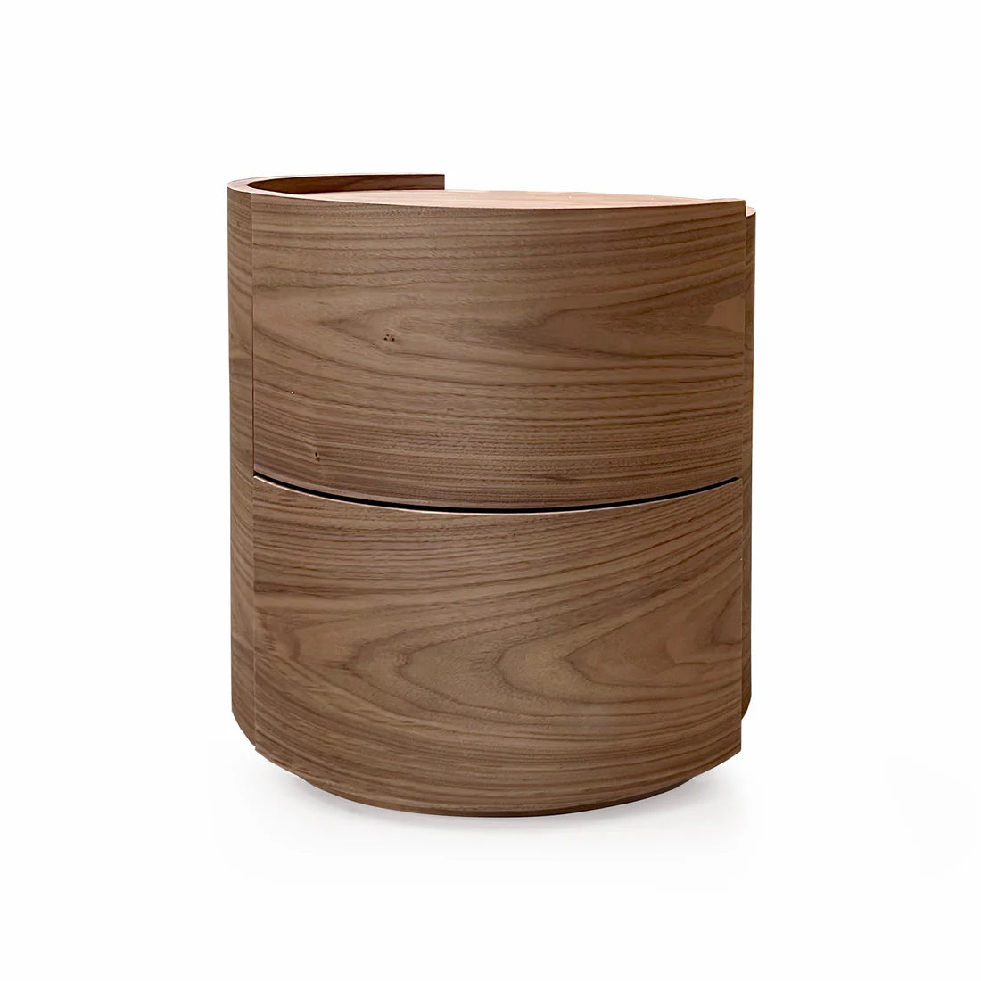 Wooden Bedside Tables on a white background