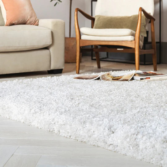 Rosera Off White Hand Woven Rug