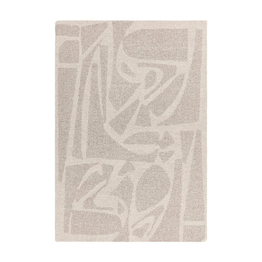 The Bellara Rug is shown in a full top-down view on a clean white background, highlighting its texture, weave detail, and balanced pattern design with studio clarity.