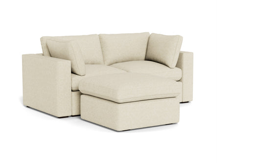 Gala Modular 2 Seat Sofa + Ottoman