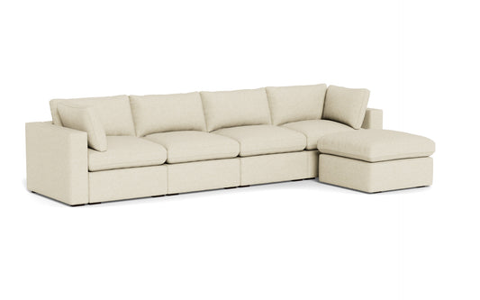 Gala Modular 4 Seat Sofa + Ottoman