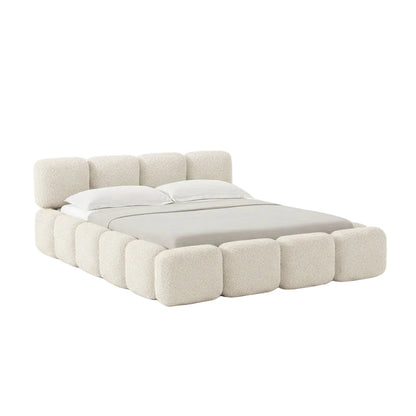 Fully padded frame with oversized block edges and refined contemporary styling