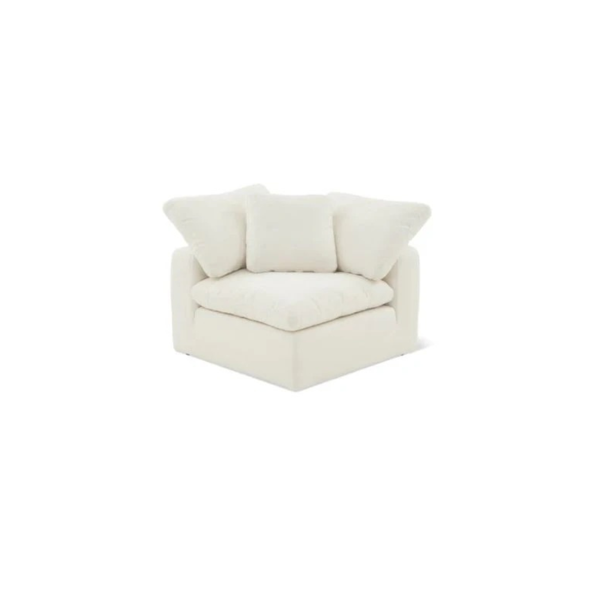 modular corner unit from the Cloud collection, ideal for building flexible seating arrangements
