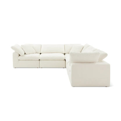 double corner modular sofa from the Cloud collection offering versatile arrangement and deep cushioned comfort
