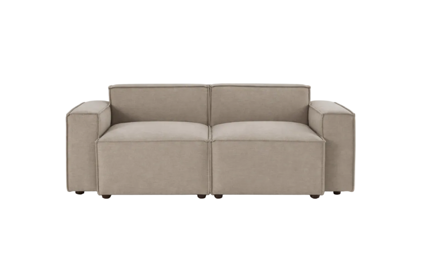 cocoon medium modular sofa with deep seating and soft upholstery