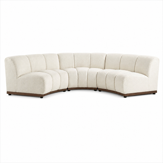 Amalfi Curved 3 Seater Sofa