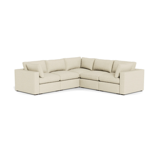 double corner modular sofa with spacious seating and modern design

