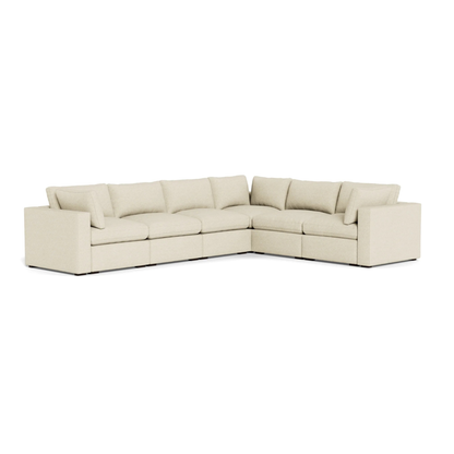 triple corner modular sofa designed for spacious modern interiors
