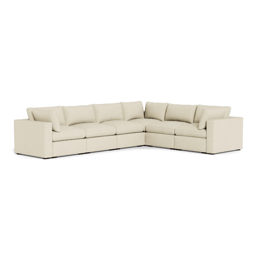 triple corner modular sofa designed for spacious modern interiors
