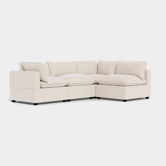 Poka L Shape Open End Modular Sofa