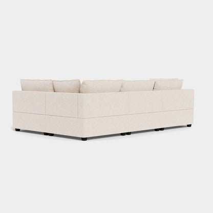 Poka L Shape Open End Modular Sofa