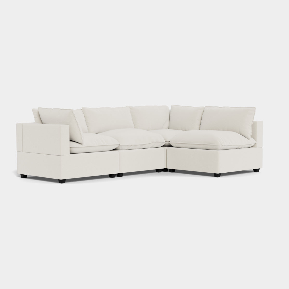 Poka L Shape Open End Modular Sofa