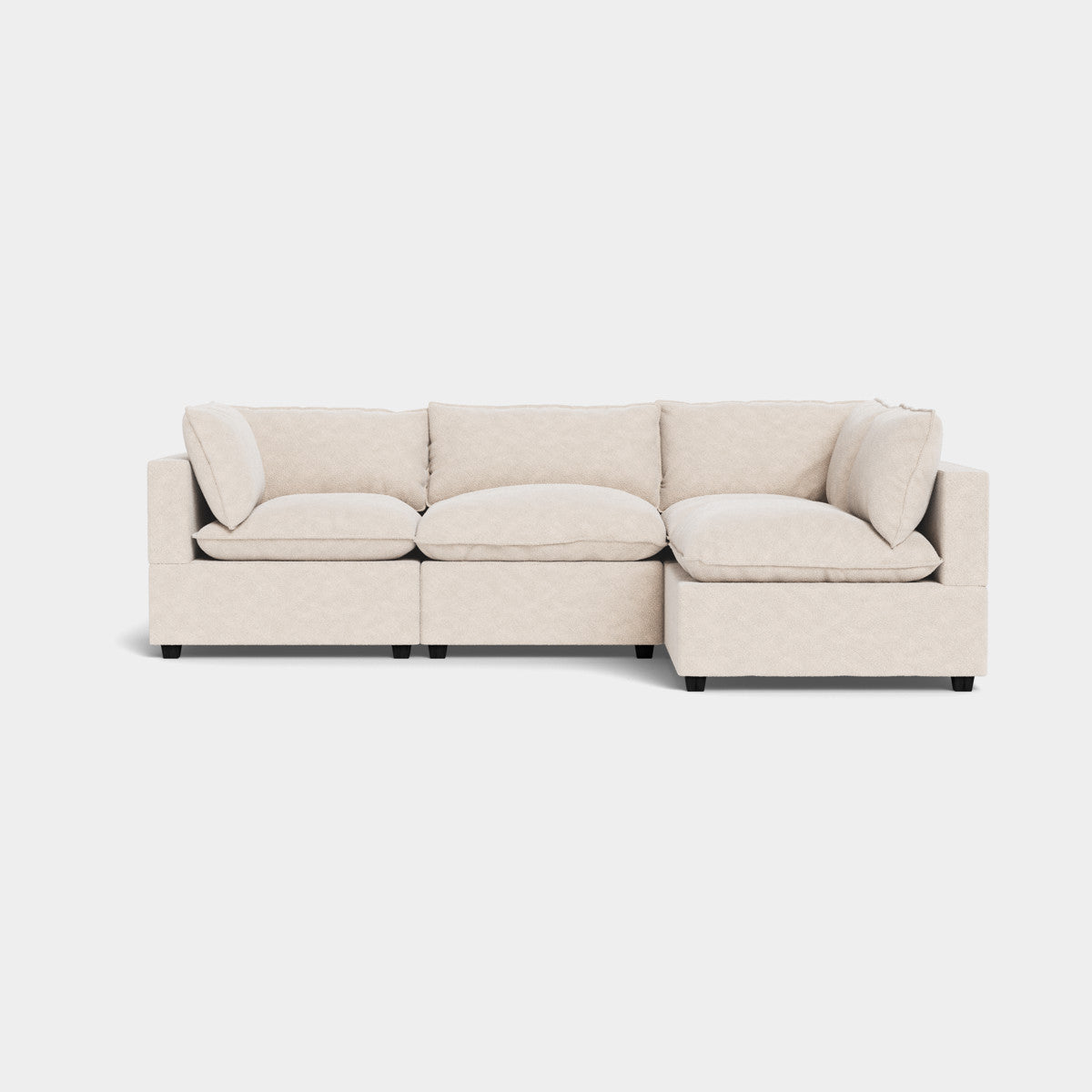 Poka L Shape Open End Modular Sofa