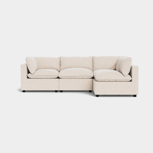 Poka L Shape Open End Modular Sofa