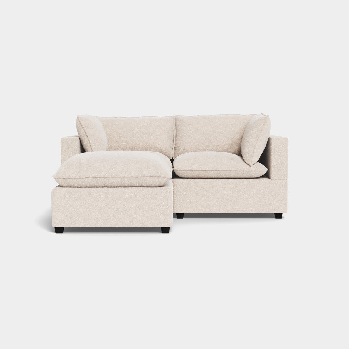 Poka 2 Seat Modular Sofa+ Footstool