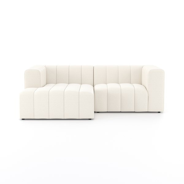 clean architectural lines with cosy chaise seating