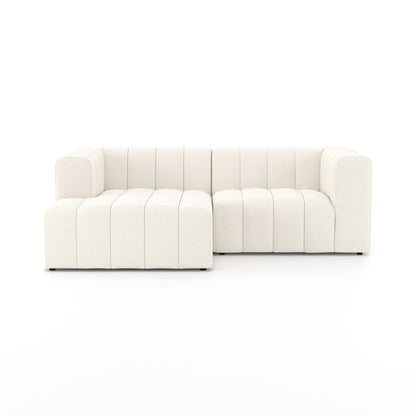 clean architectural lines with cosy chaise seating