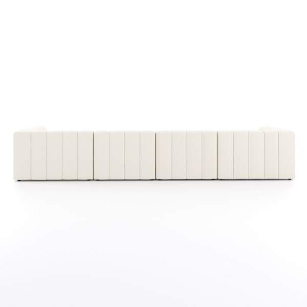 architectural silhouette with versatile lounging options