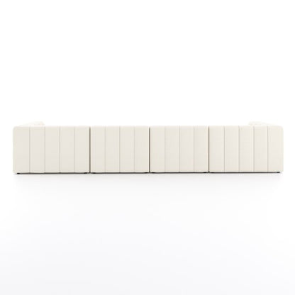 architectural silhouette with versatile lounging options
