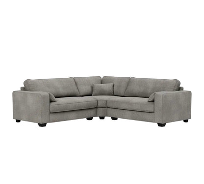 spacious double corner design with clean lines and cosy cushioning
