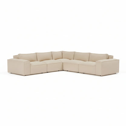double corner sofa designed for spacious modern living
