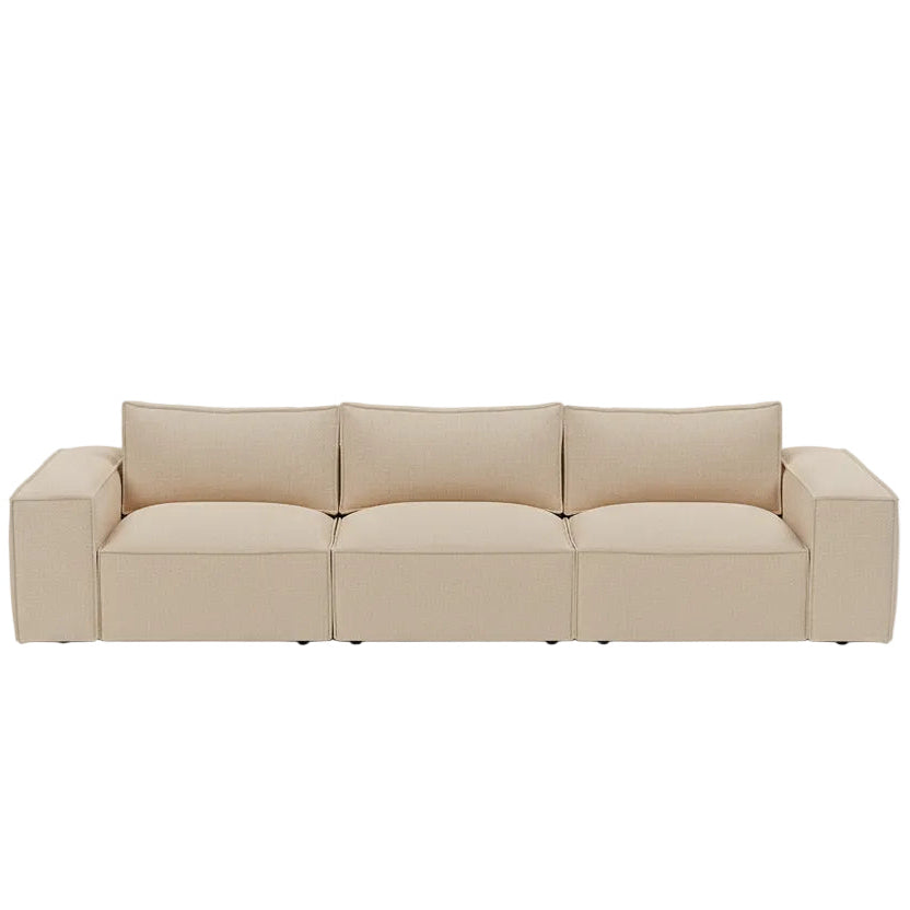 large modular sofa with deep seats and contemporary design
