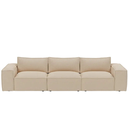 large modular sofa with deep seats and contemporary design
