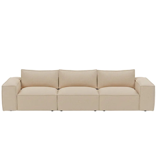 large modular sofa with deep seats and contemporary design
