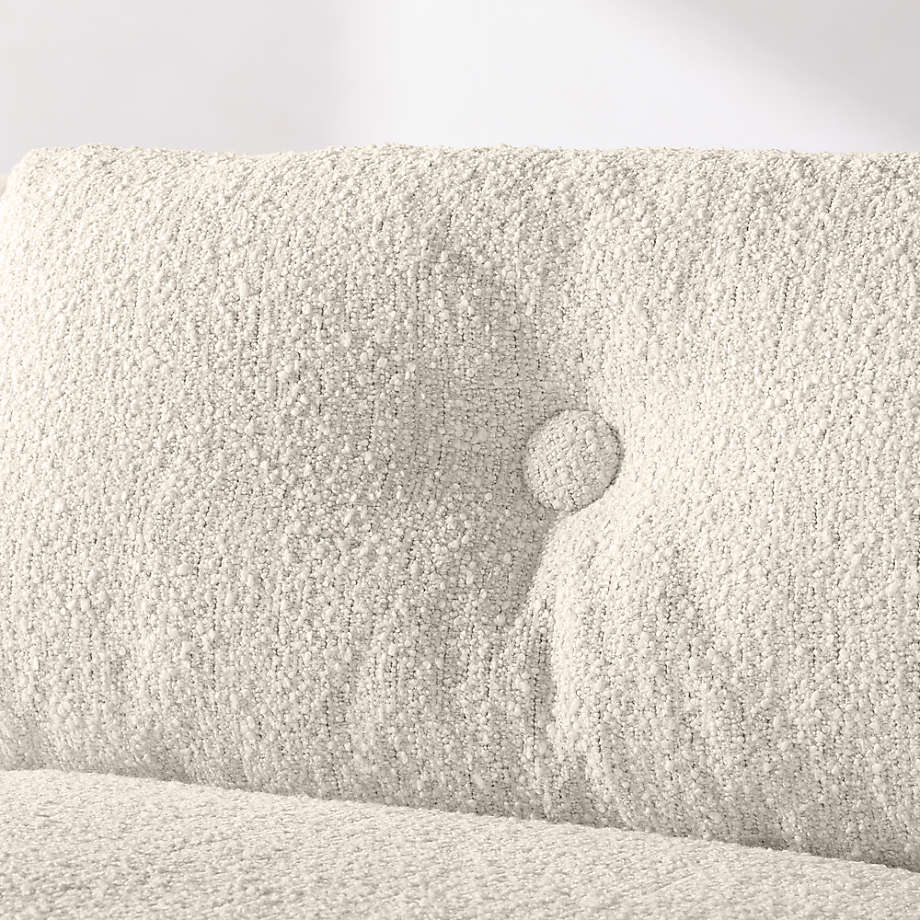 Nobu armless sofa module with deep seating and clean modern lines