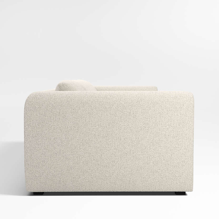 Nobu designer modular sofa set with footstool in high-end fabric finish