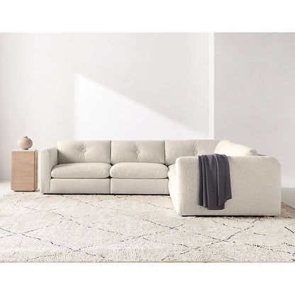 Nobu modular double corner sofa designed for flexible luxury interiors