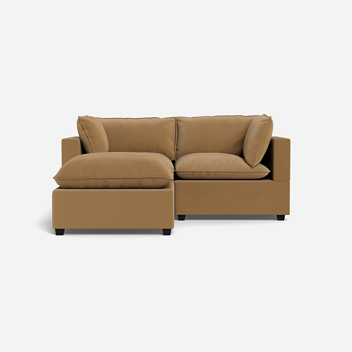 Poka 2 Seat Modular Sofa+ Footstool