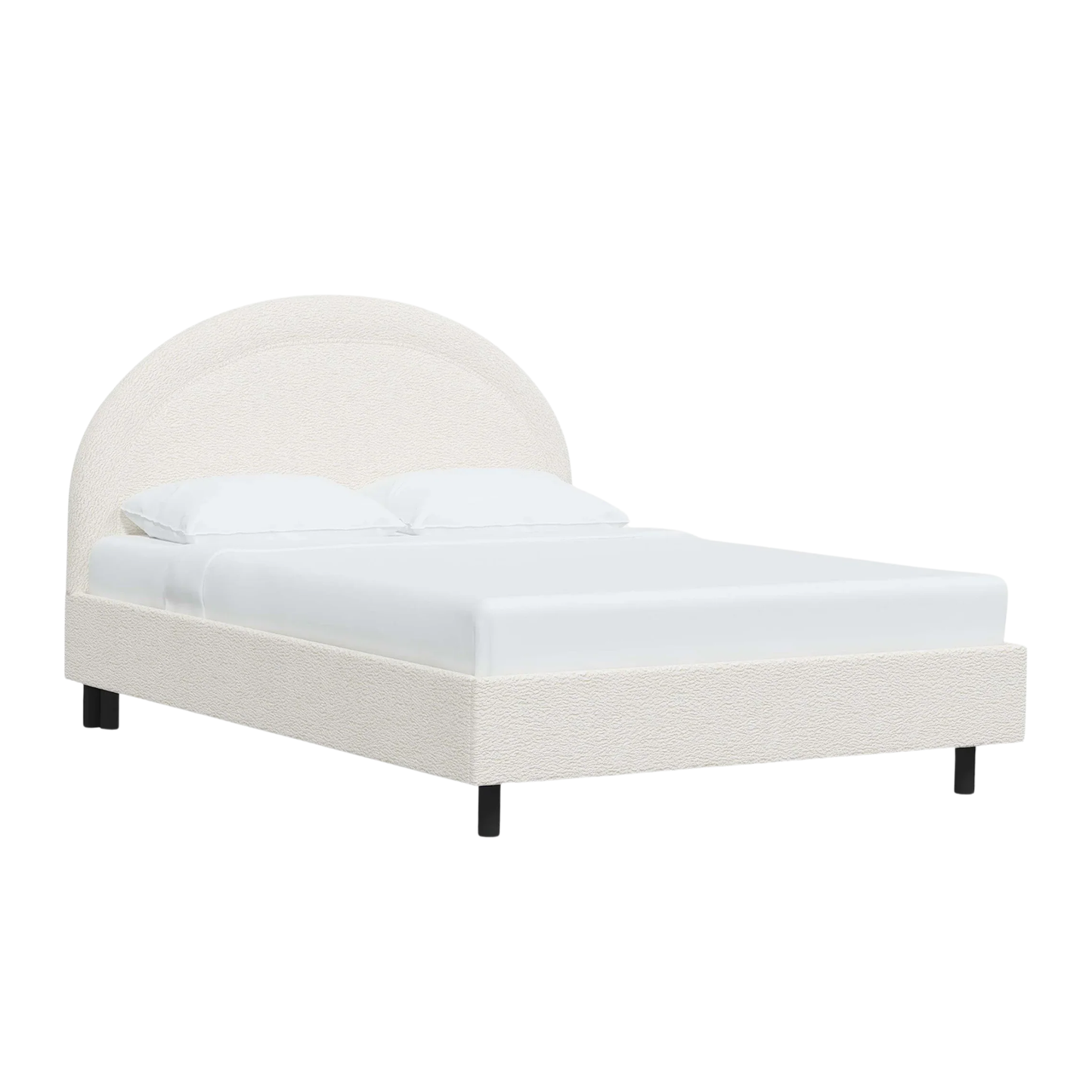  luxury upholstered bed with refined detailing