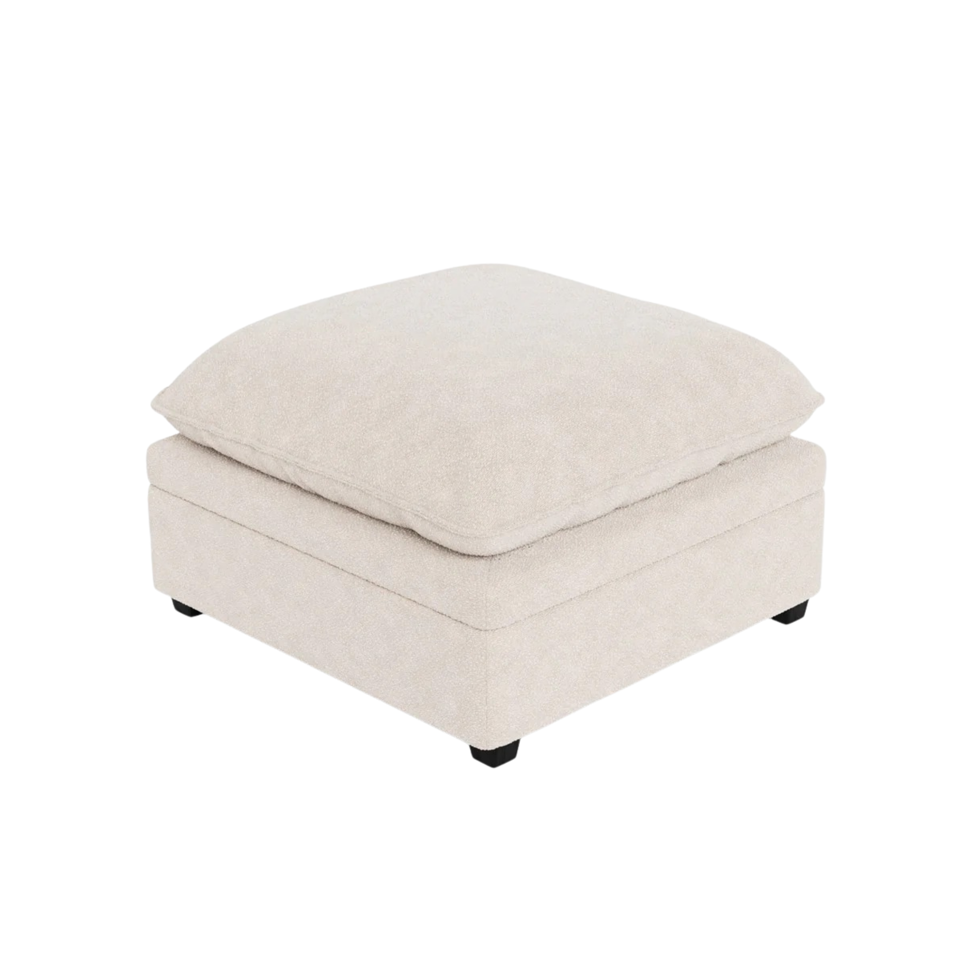 Designed with a sculpted form, the contemporary cube shape features gentle curves and elegant detailing, offering a balanced blend of comfort and style that complements high-end interiors.
