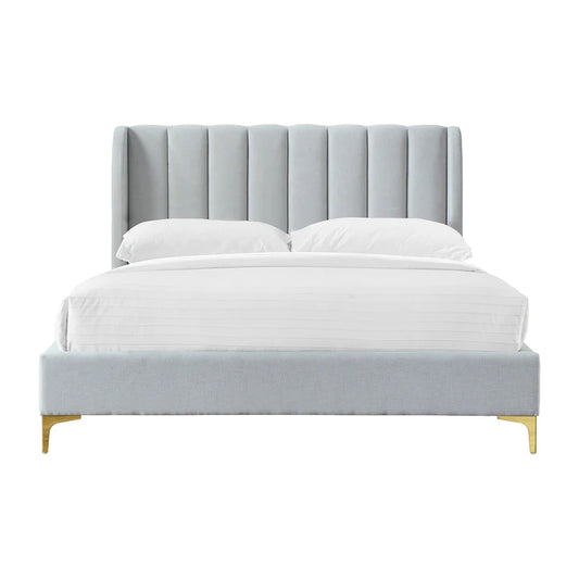  rico bed with upholstered headboard and soft neutral tones