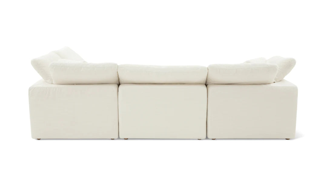 Cloud L Shape Open End Sofa + Foot Stool