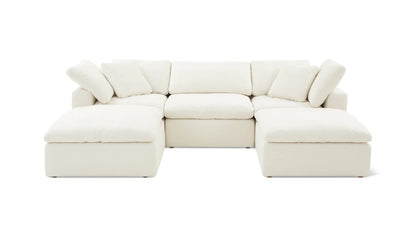 Cloud U Shape Sofa Footstool X2