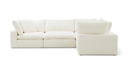 Cloud L Shape Closed End Sofa