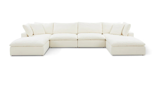 Cloud XL U Shape Sofa Footstool x2