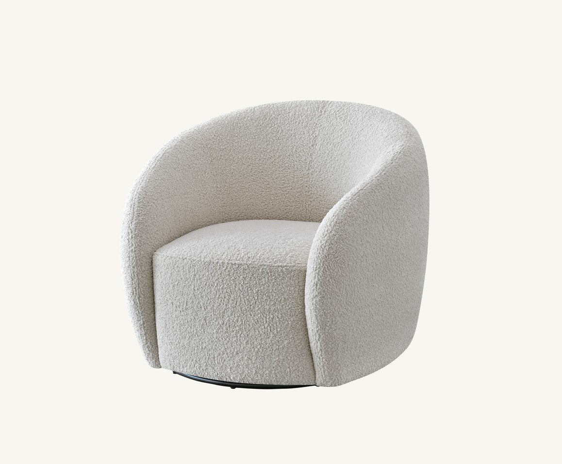 Mira Boucle Swivel Chair