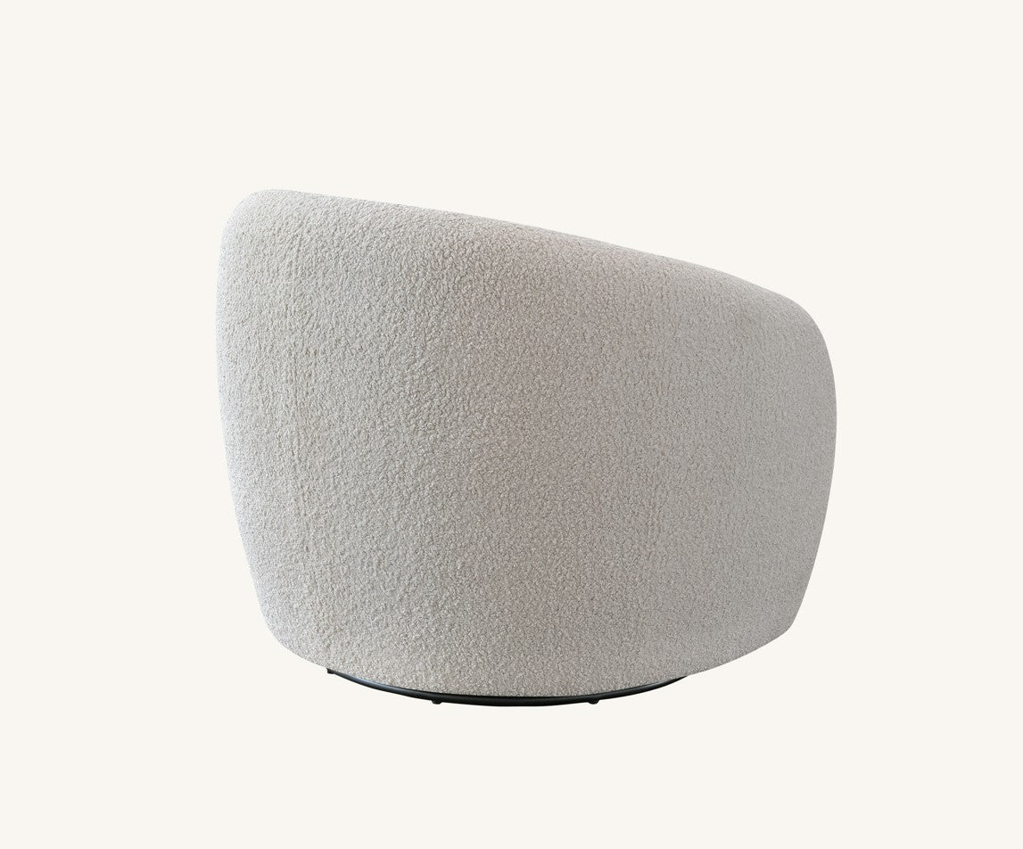 Mira Boucle Swivel Chair
