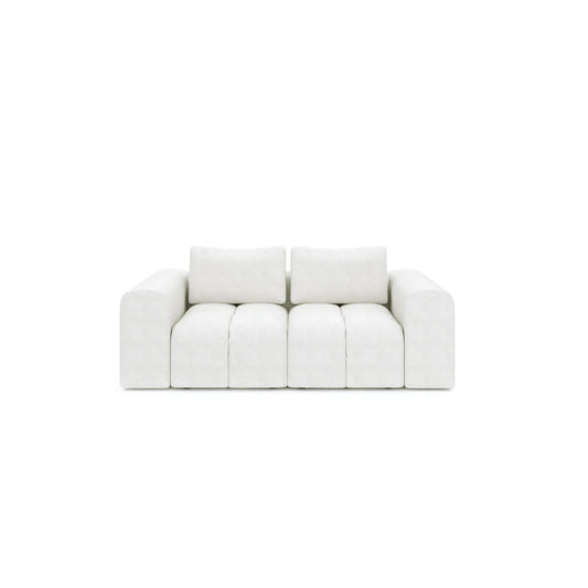Sienna modular 2 seater sofa with clean lines and plush seating in a compact 2 piece design