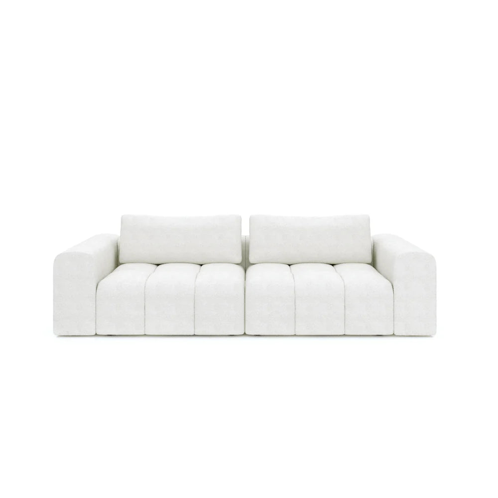 Sienna modular 3 seater sofa 2 piece in modern living room setting