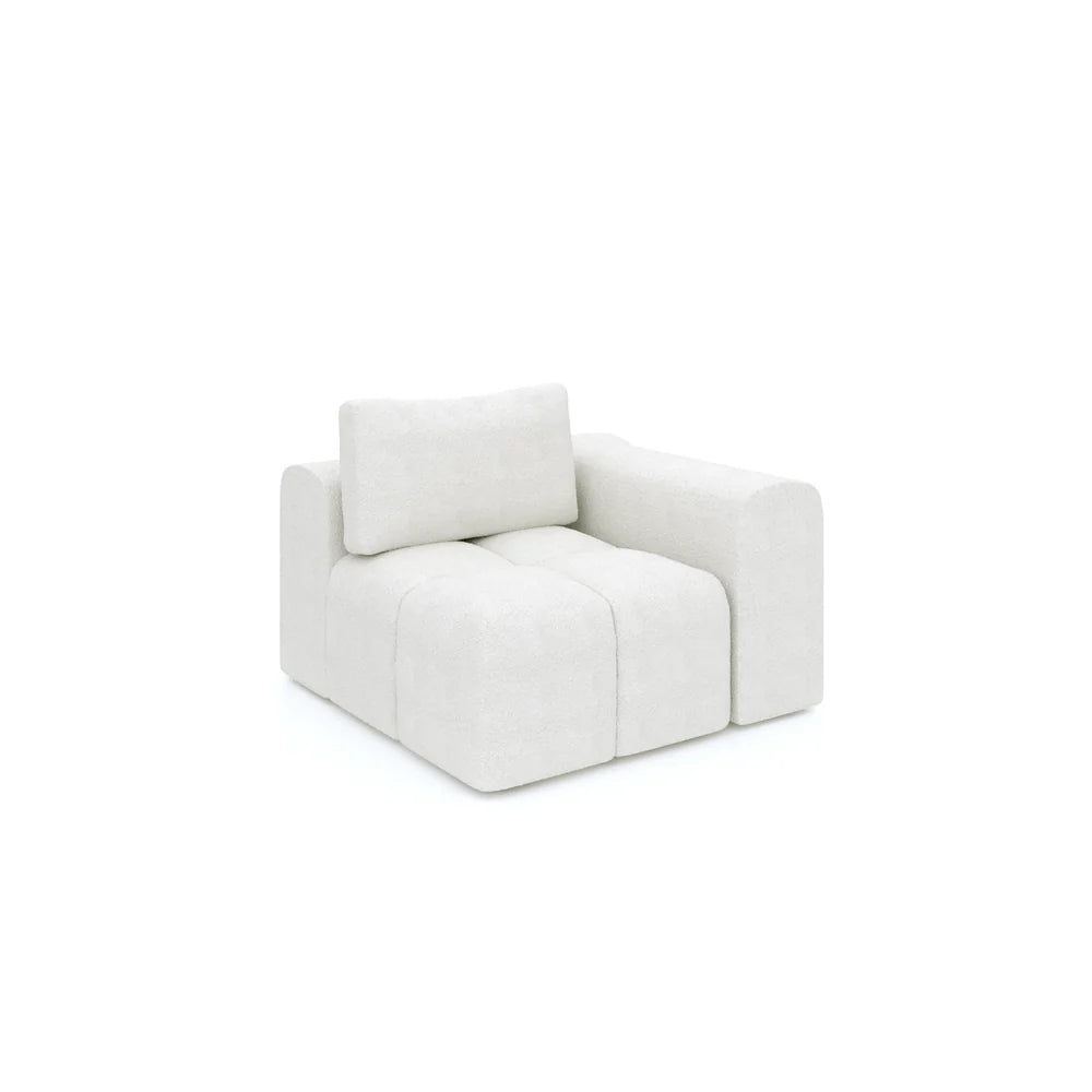 Sienna arm module with wide padded armrest for enhanced comfort and modern design