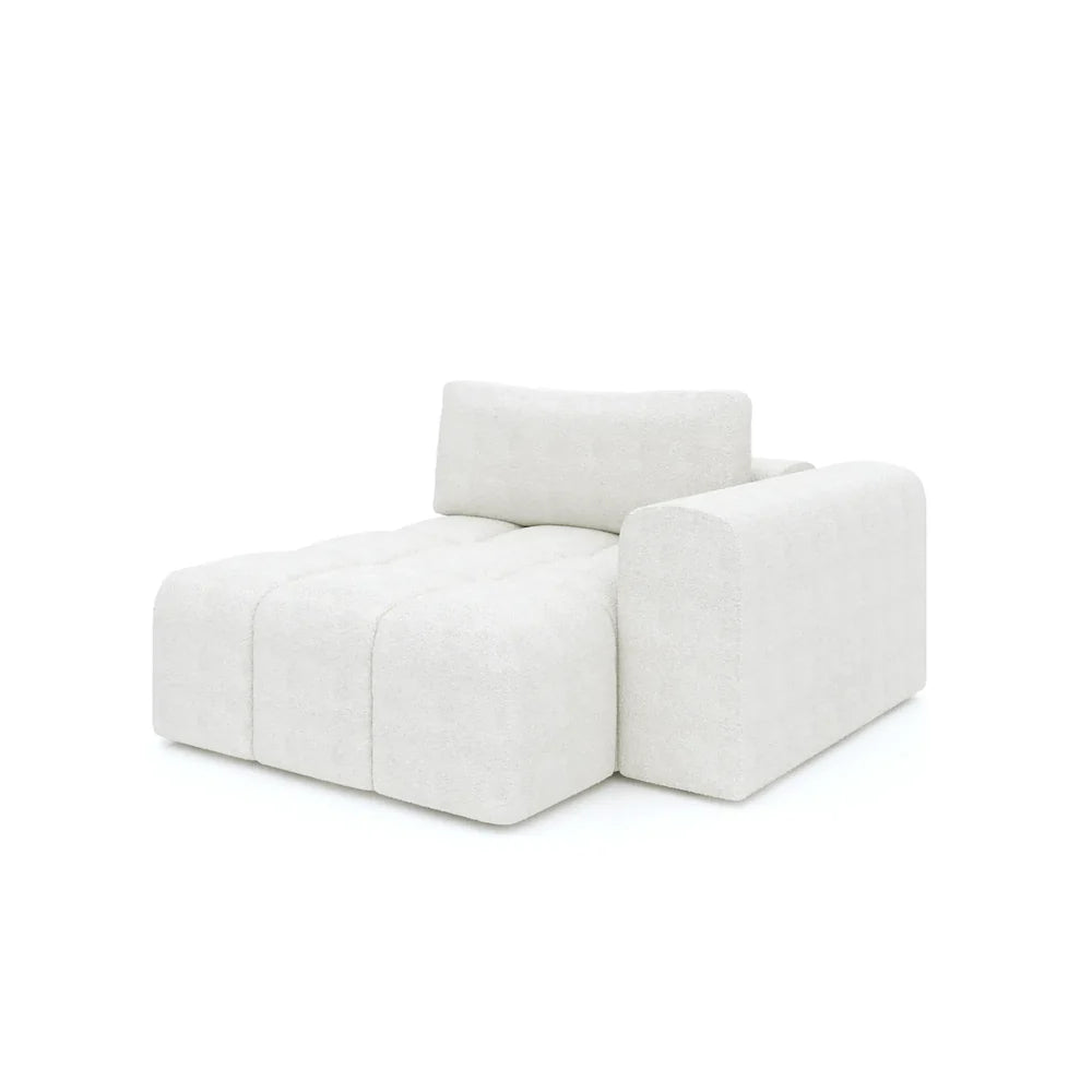 Sienna modular chaise piece designed for extended lounging with plush seating and modern style
